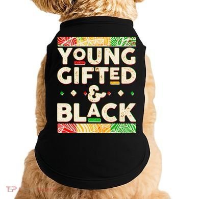 Young Gifted And Black African Colors Doggie Tank