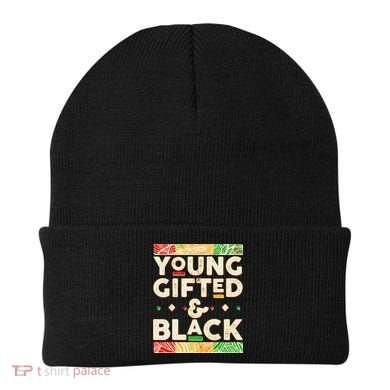 Young Gifted And Black African Colors Beanie