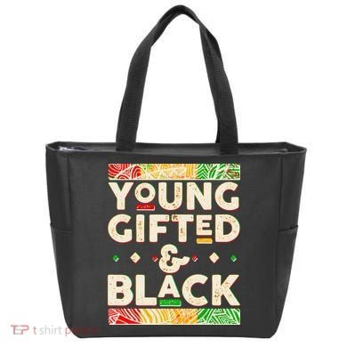 Young Gifted And Black African Colors Tote Bag