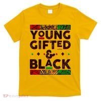 Young Gifted And Black African Colors T-Shirt thumb 0