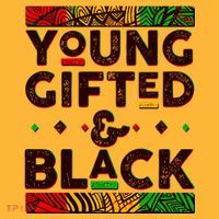 Young Gifted And Black African Colors T-Shirt thumb 7