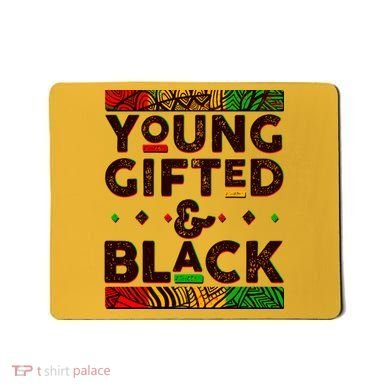 Young Gifted And Black African Colors Mousepad