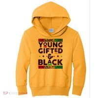 Young Gifted And Black African Colors Kids Hoodie thumb 0