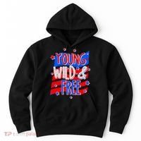 Young Wild & Free Red White & Blue Hoodie thumb 0