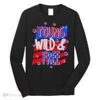 Young Wild & Free Red White & Blue Long Sleeve Shirt thumb 0