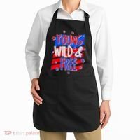 Young Wild & Free Red White & Blue Apron thumb 2