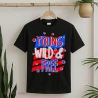Young Wild & Free Red White & Blue T-Shirt thumb 2