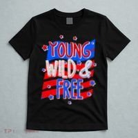 Young Wild & Free Red White & Blue T-Shirt thumb 5
