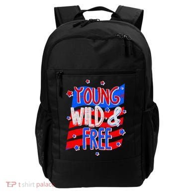 Young Wild & Free Red White & Blue Backpack