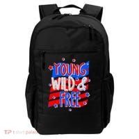 Young Wild & Free Red White & Blue Backpack thumb 0