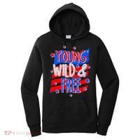 Young Wild & Free Red White & Blue Women's Hoodie thumb 0