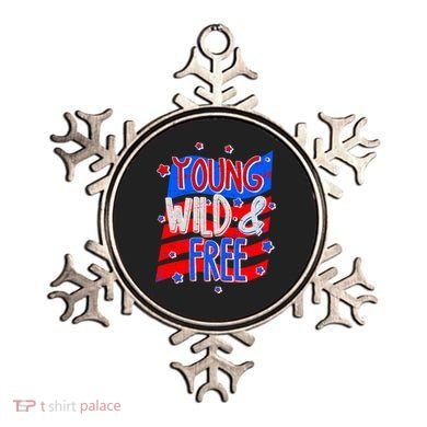 Young Wild & Free Red White & Blue Ornament