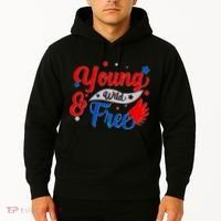 Young Wild And Free USA Hoodie thumb 2