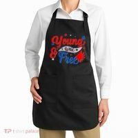 Young Wild And Free USA Apron thumb 2