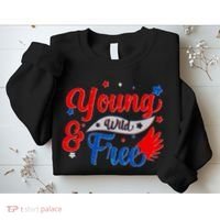 Young Wild And Free USA Sweatshirt thumb 2
