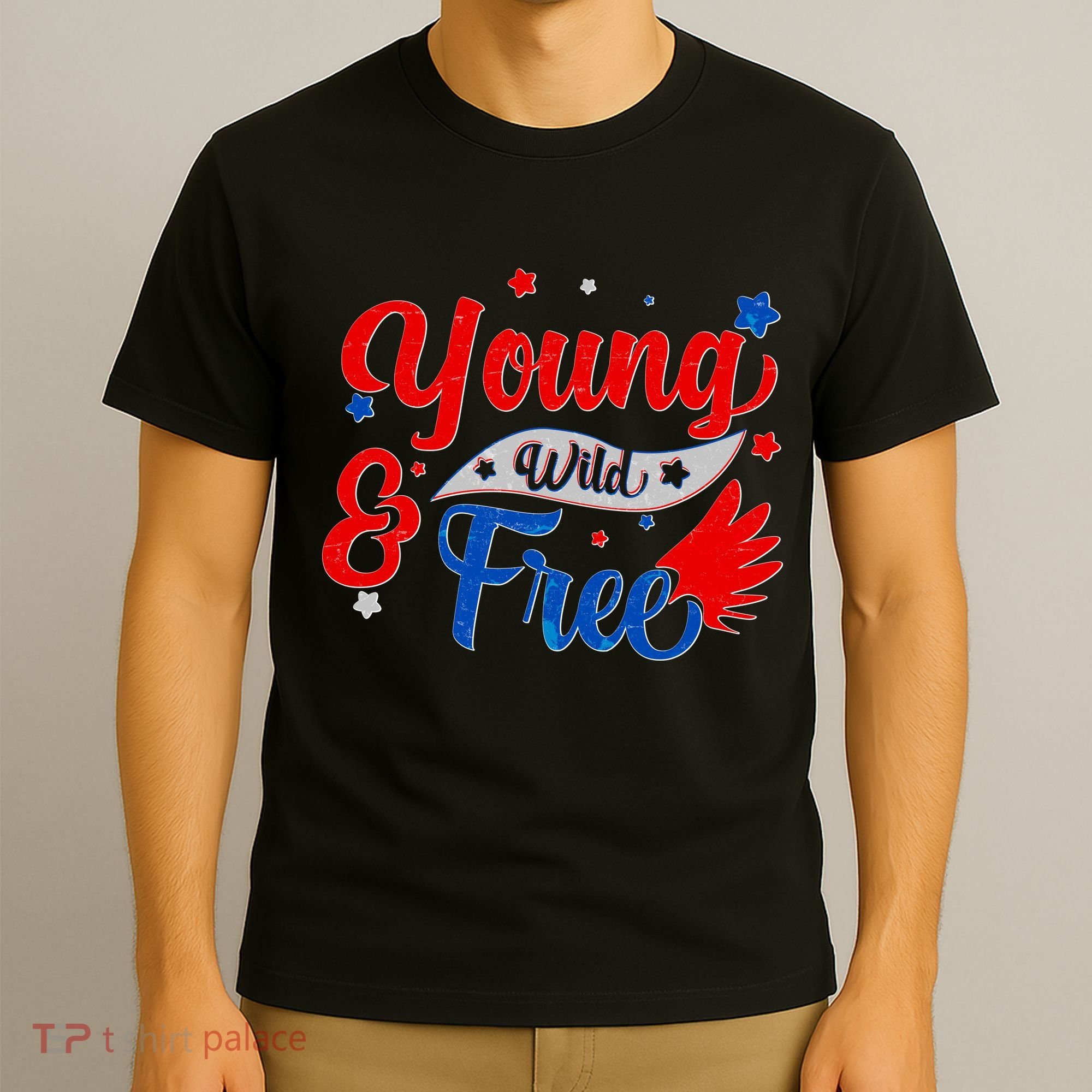 Young Wild And Free USA T-Shirt