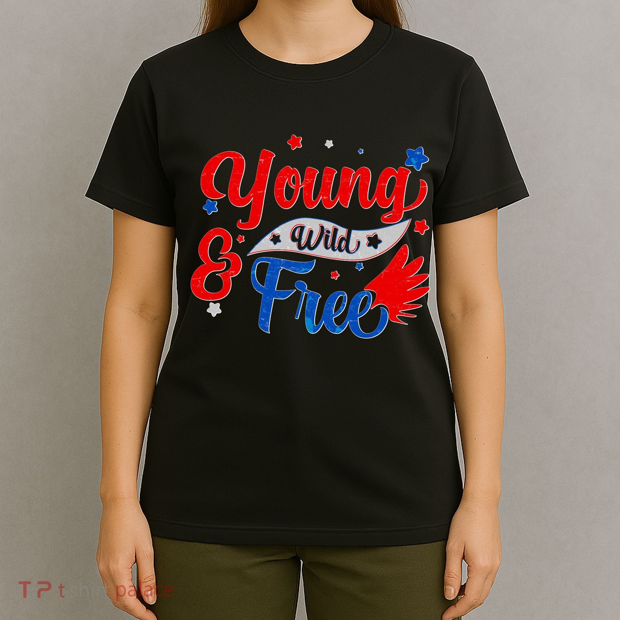 Young Wild And Free USA T-Shirt