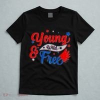 Young Wild And Free USA T-Shirt thumb 5