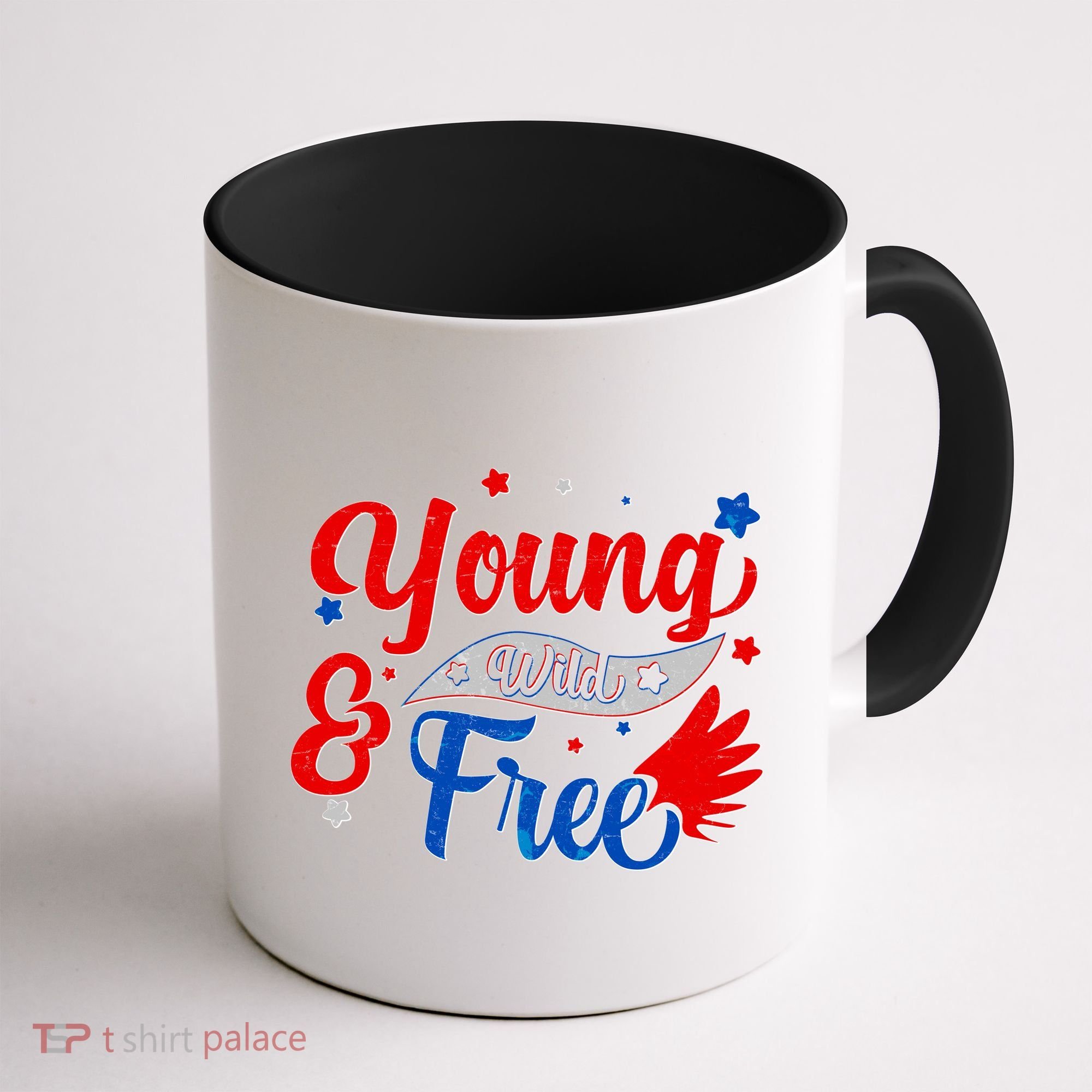 Young Wild And Free USA Coffee Mug