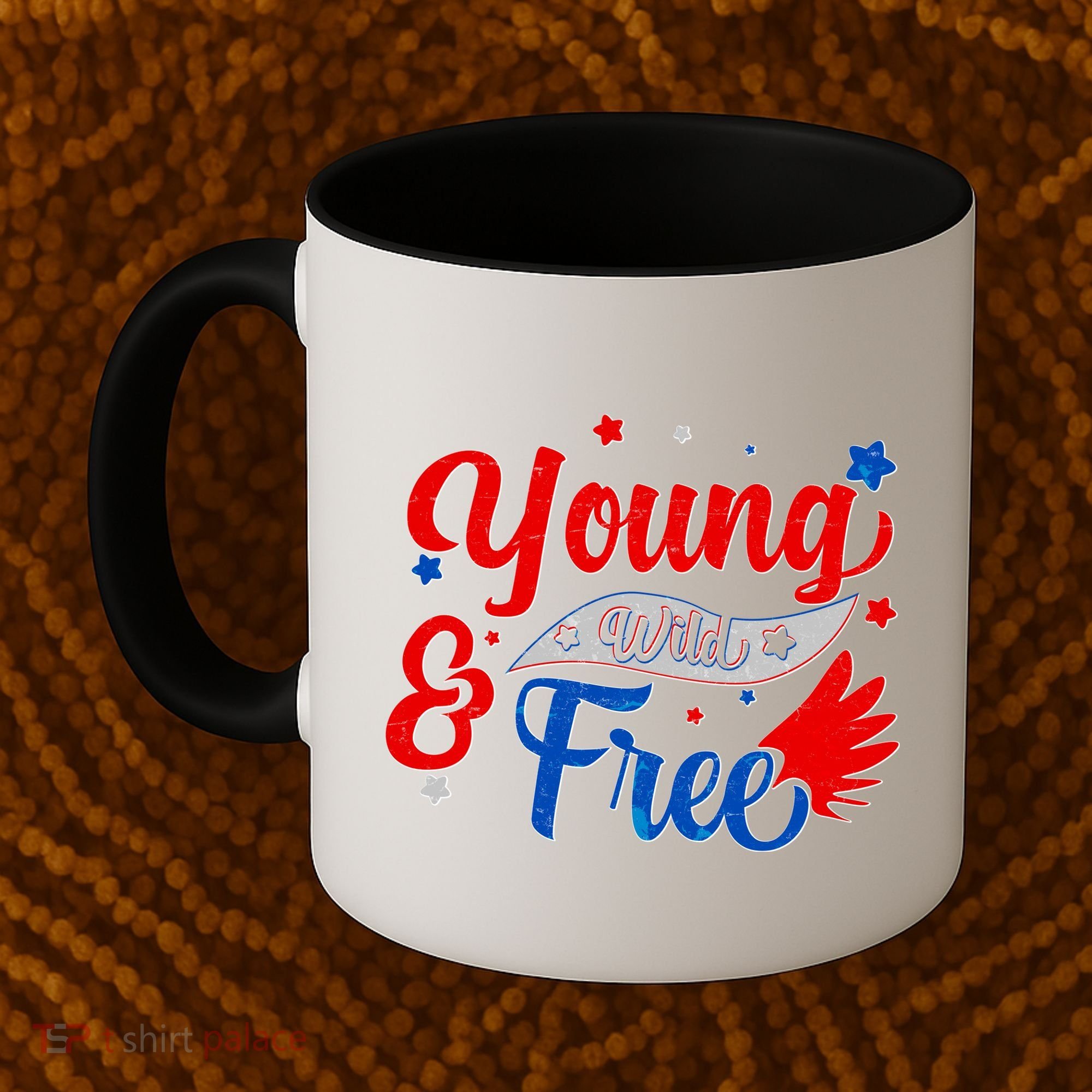 Young Wild And Free USA Coffee Mug