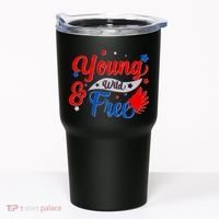 Young Wild And Free USA Tumbler thumb 0