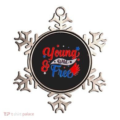 Young Wild And Free USA Ornament