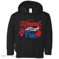 Young Wild And Free USA Toddler Hoodie thumb 0