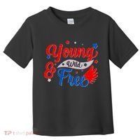 Young Wild And Free USA Toddler T-Shirt thumb 0