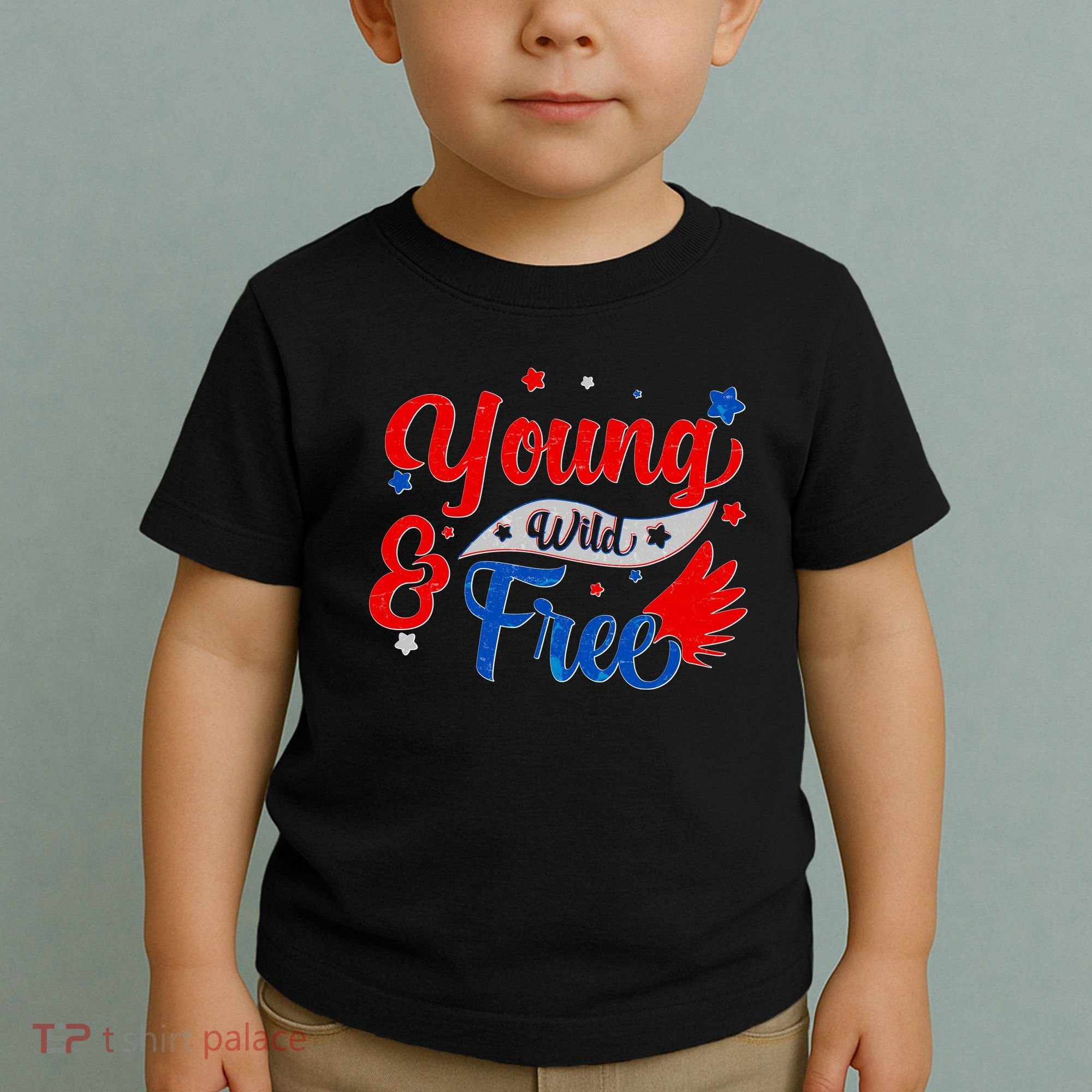 Young Wild And Free USA Toddler T-Shirt
