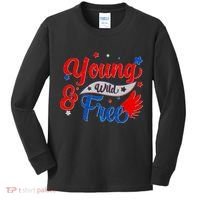 Young Wild And Free USA Kids Long Sleeve Shirt thumb 0