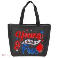 Young Wild And Free USA Tote Bag thumb 0