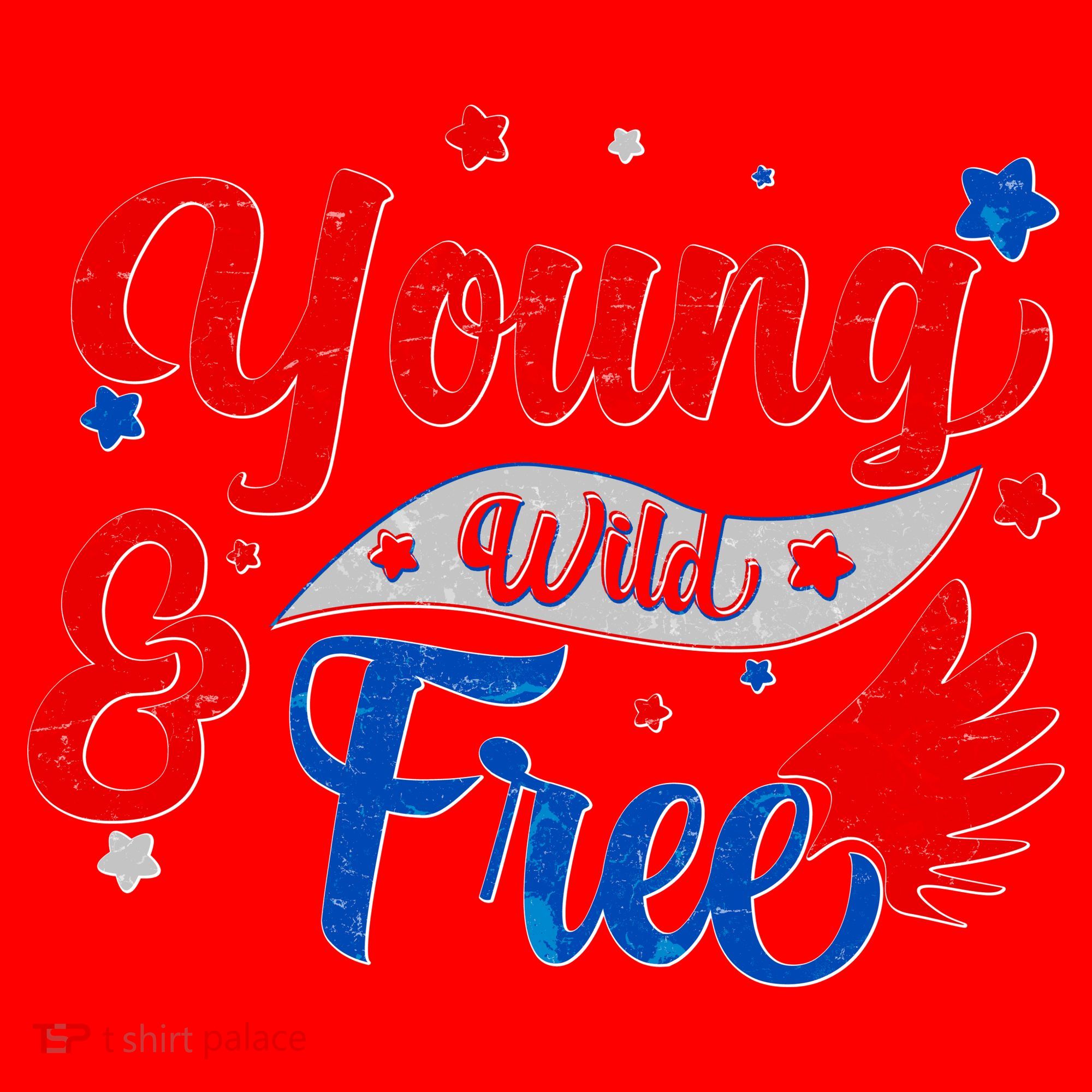 Young Wild And Free USA Santa Hat