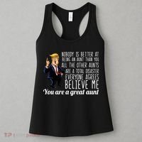 Your A Great Aunt Donald Trump Women's Tank Top thumb 3