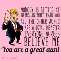 Your A Great Aunt Donald Trump Kids Hoodie thumb 5