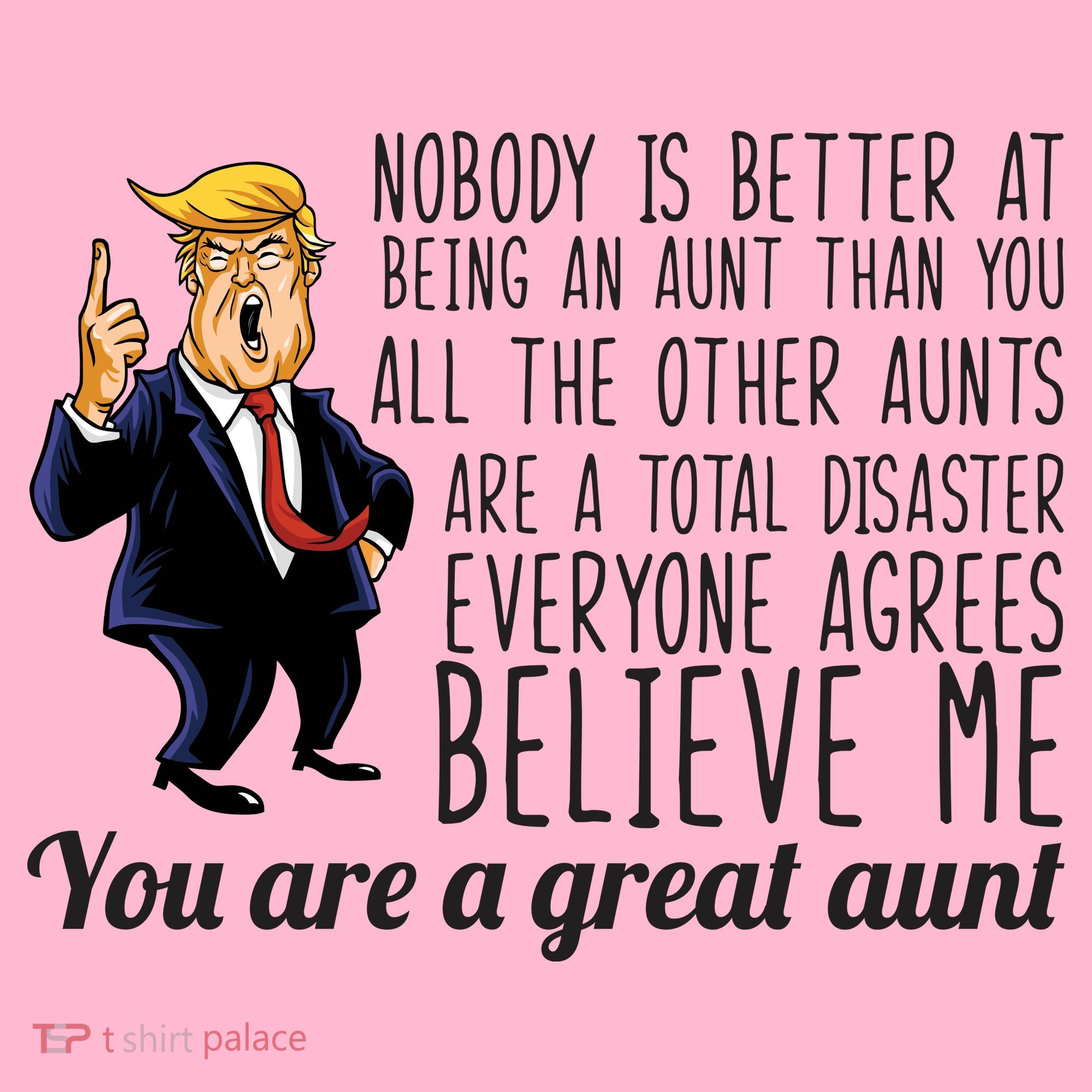 Your A Great Aunt Donald Trump Kids Long Sleeve Shirt