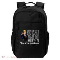 Your A Great Boss Donald Trump Backpack thumb 0
