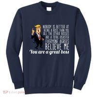 Your A Great Boss Donald Trump Sweatshirt thumb 0