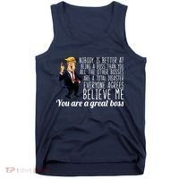 Your A Great Boss Donald Trump Tank Top thumb 0