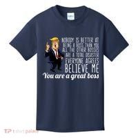 Your A Great Boss Donald Trump Kids T-Shirt thumb 0