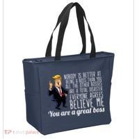 Your A Great Boss Donald Trump Tote Bag thumb 2