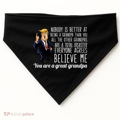 Your A Great Grandpa Donald Trump USA-Made Doggie Bandana