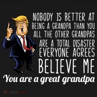 Your A Great Grandpa Donald Trump USA-Made Doggie Bandana thumb 2