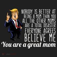 Your A Great Mom Donald Trump Women's Sweatshirt thumb 2