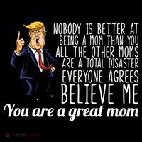 Your A Great Mom Donald Trump Women's Hoodie thumb 2