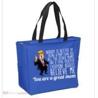 Your A Great Mom Donald Trump Tote Bag thumb 2