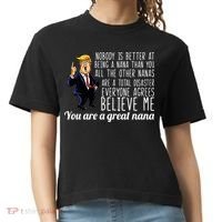 Your A Great Nana Donald Trump Comfort Colors Boxy T-Shirt thumb 0