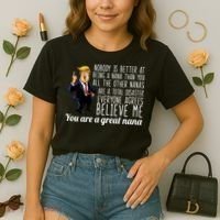 Your A Great Nana Donald Trump Comfort Colors Boxy T-Shirt thumb 2