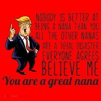 Your A Great Nana Donald Trump Santa Hat thumb 1