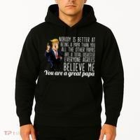 Your A Great Papa Donald Trump Hoodie thumb 2