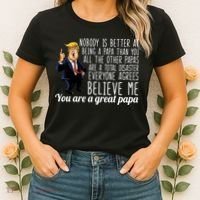 Your A Great Papa Donald Trump Women's T-Shirt thumb 2